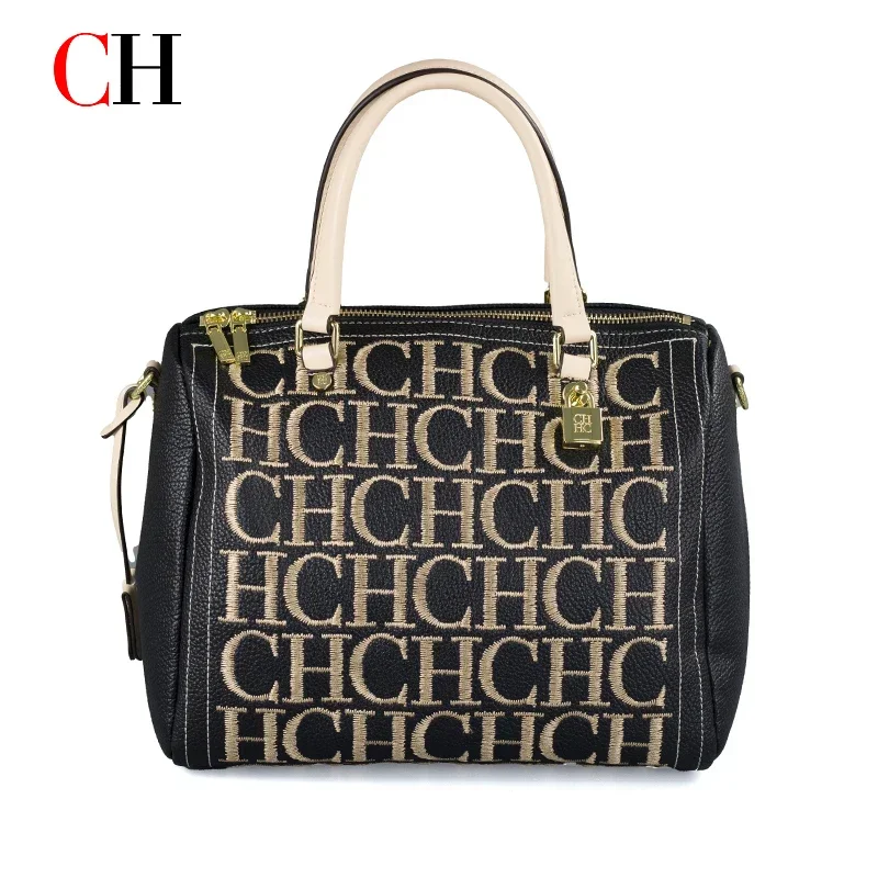 Embroidery Removal - Bolso Boston con Letras Bordadas CH