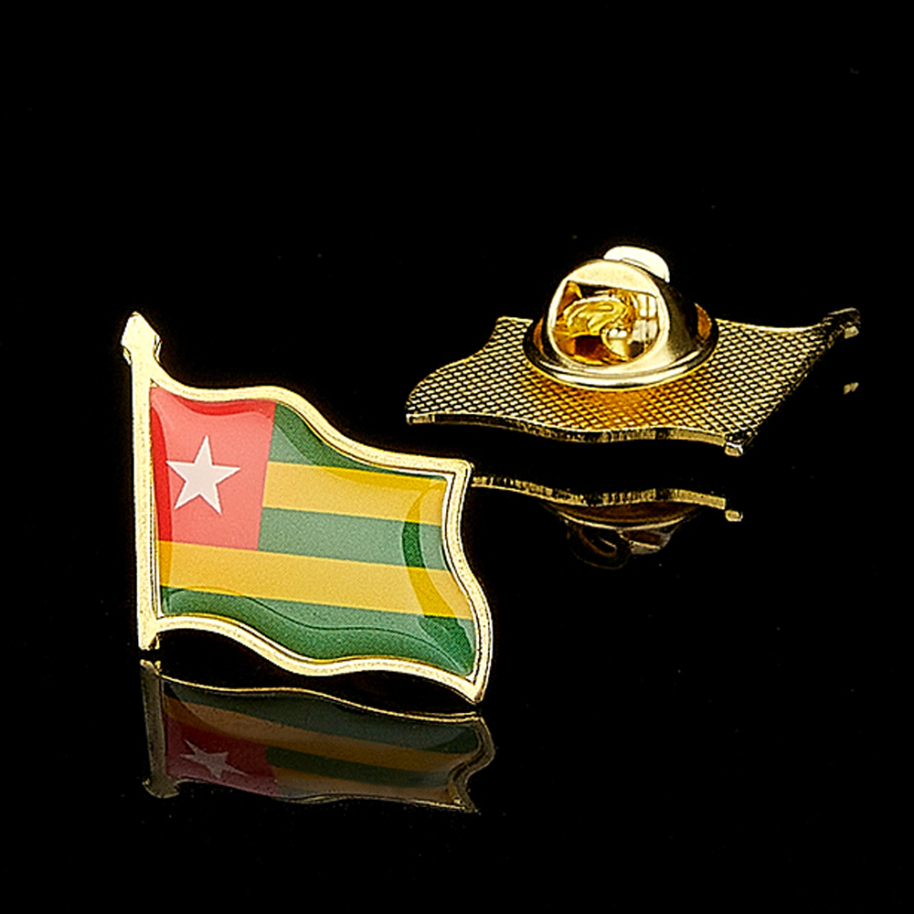 Embroidery World - Broche con insignia de solapa chapado