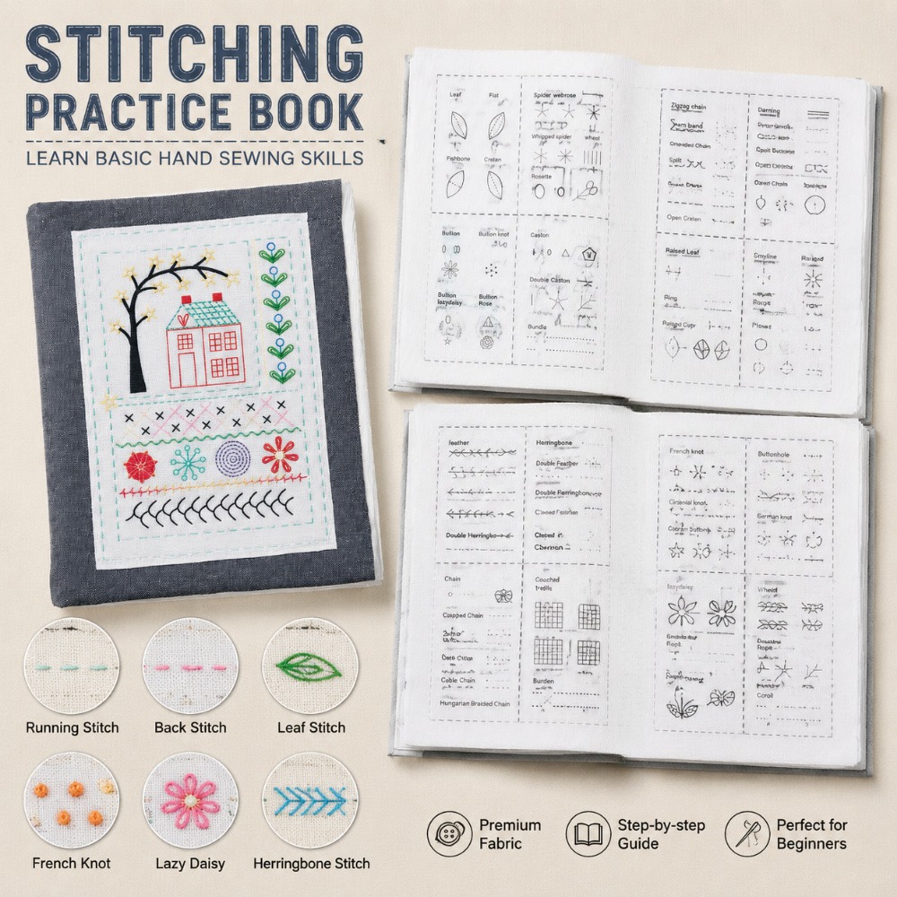 Embroidery Workshop - Libro de Práctica de Bordado, Guía