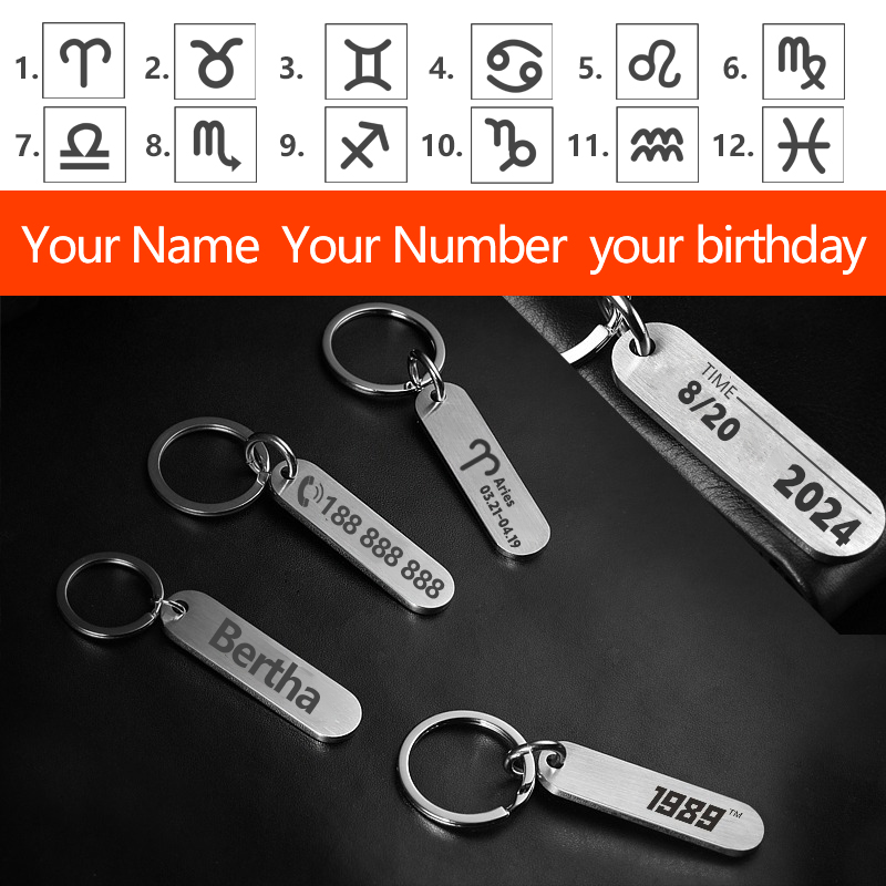 Llaveros personalizados con le - Embroidery Alphabet reseña y precio