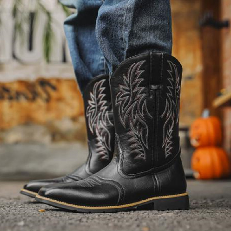 Nuevas Botas Altas para Hombre - Embroidery Fabric reseña y precio