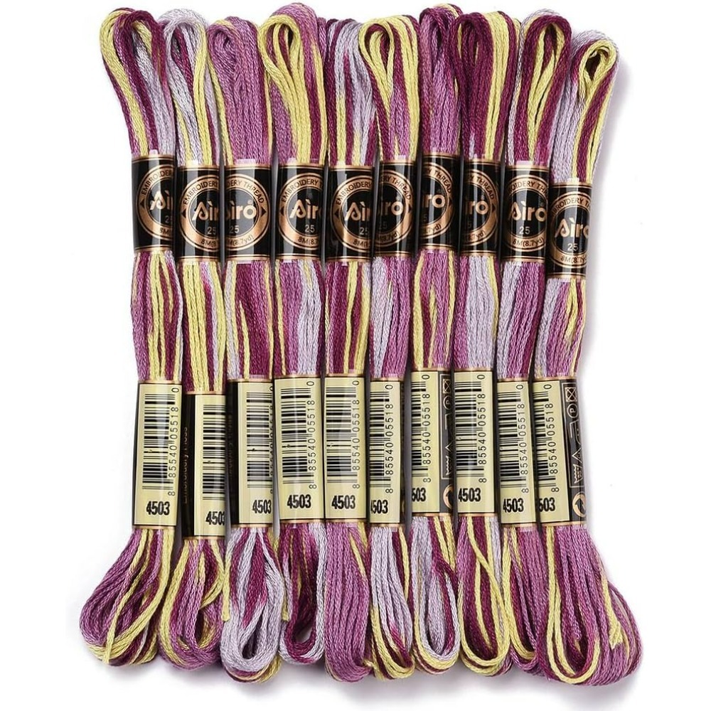 6 hebras de hilo de bordar mor - Embroidery Bracelet reseña y precio