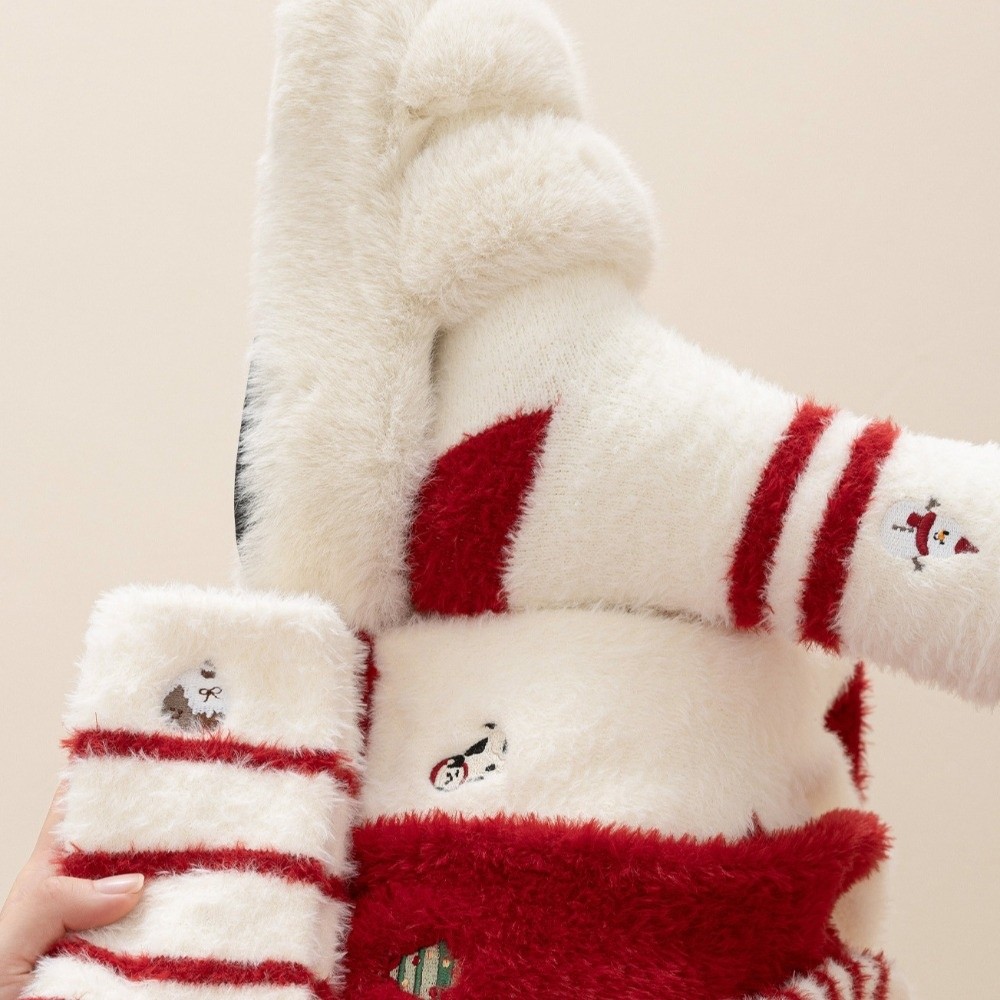 Calcetines Térmicos Gruesos de - Embroidery Xmas Tree reseña y precio