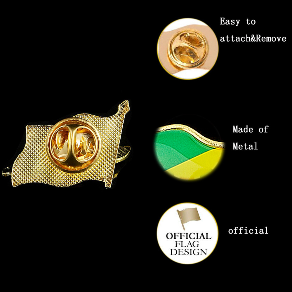 Insignia chapada en oro de la  - Embroidery World reseña y precio