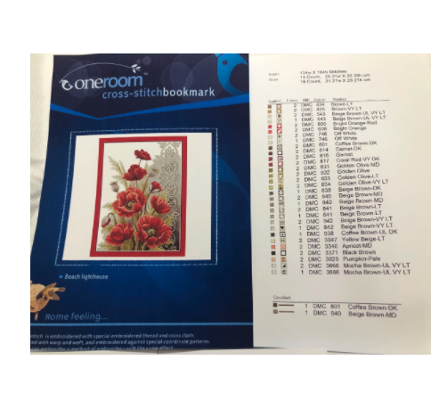 Kit de Punto de Cruz Contado B - Embroidery Workshop reseña y precio