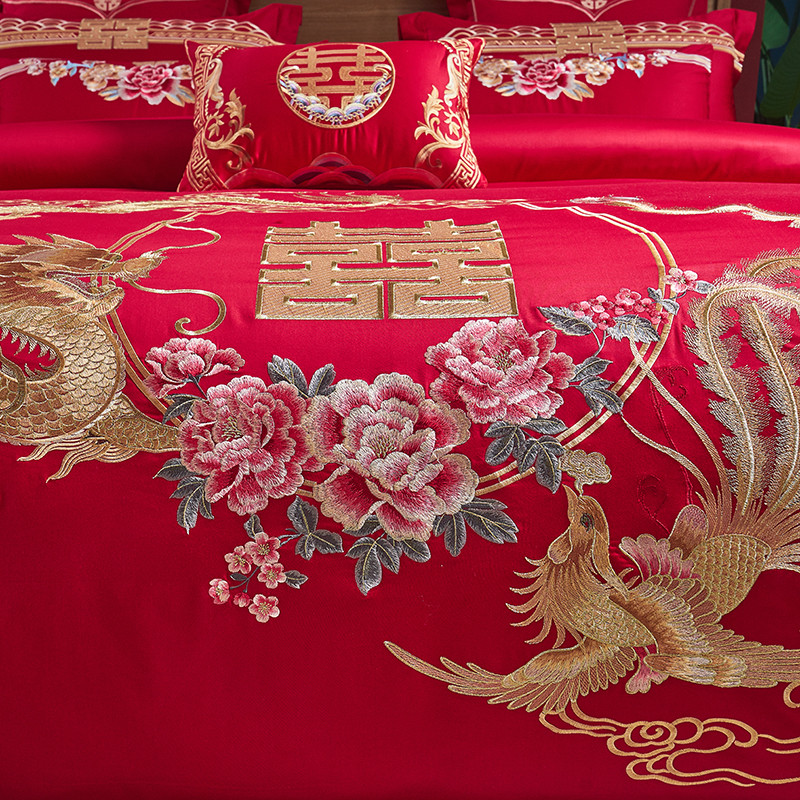 Juego de cama 100% de algodón, - Embroidery Quilt Cover reseña y precio