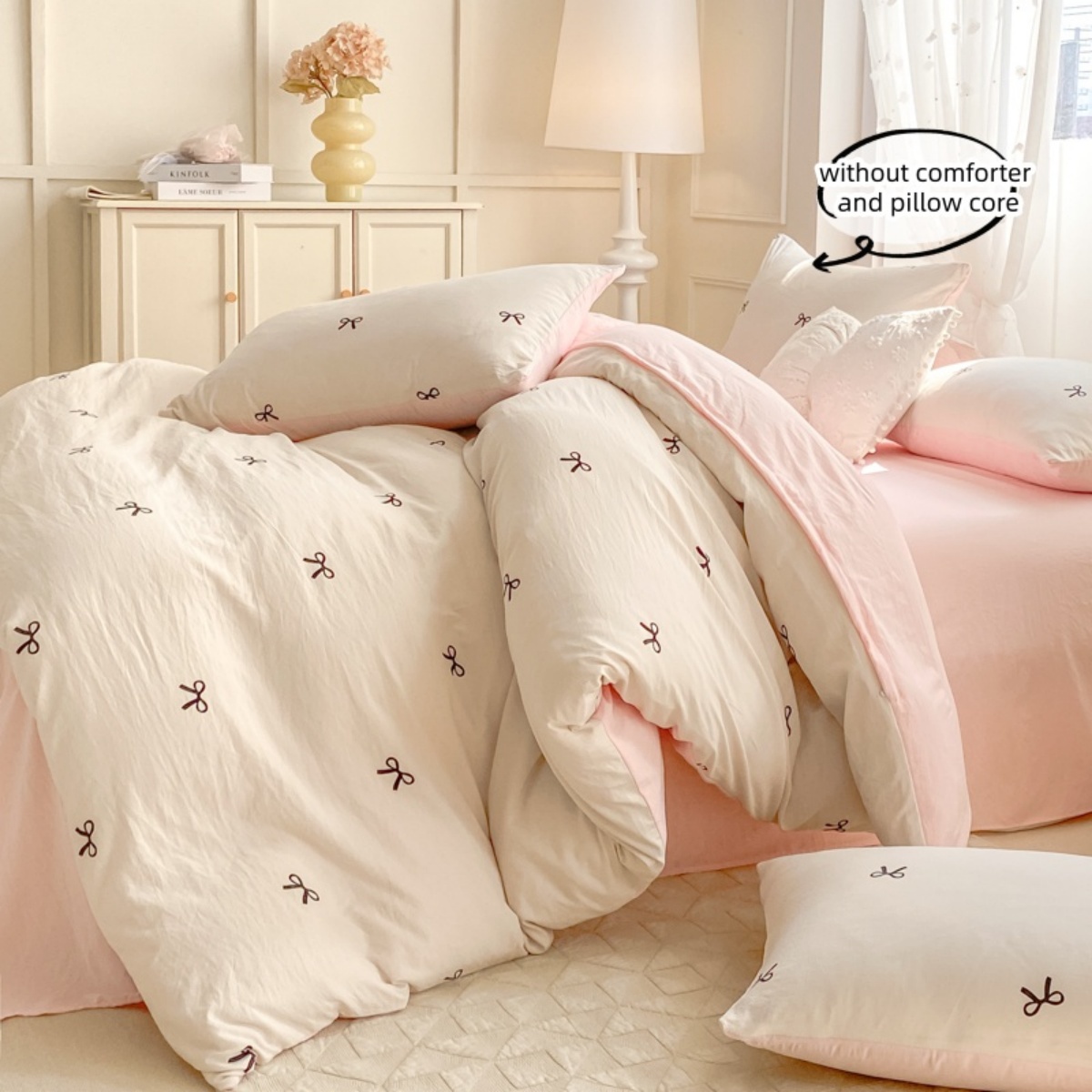 Juego de sábanas de 3 piezas,  - Embroidery Quilt Cover reseña y precio