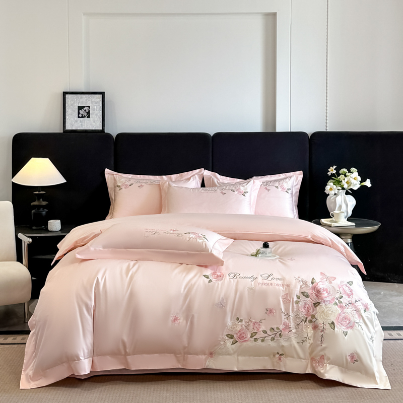 Juego de Ropa de Cama 100% Alg - Embroidery Quilt Cover reseña y precio