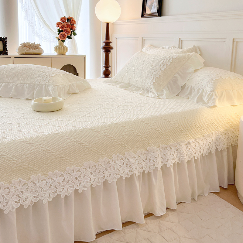 Juego de colcha refrescante de - Embroidery Quilt Cover reseña y precio