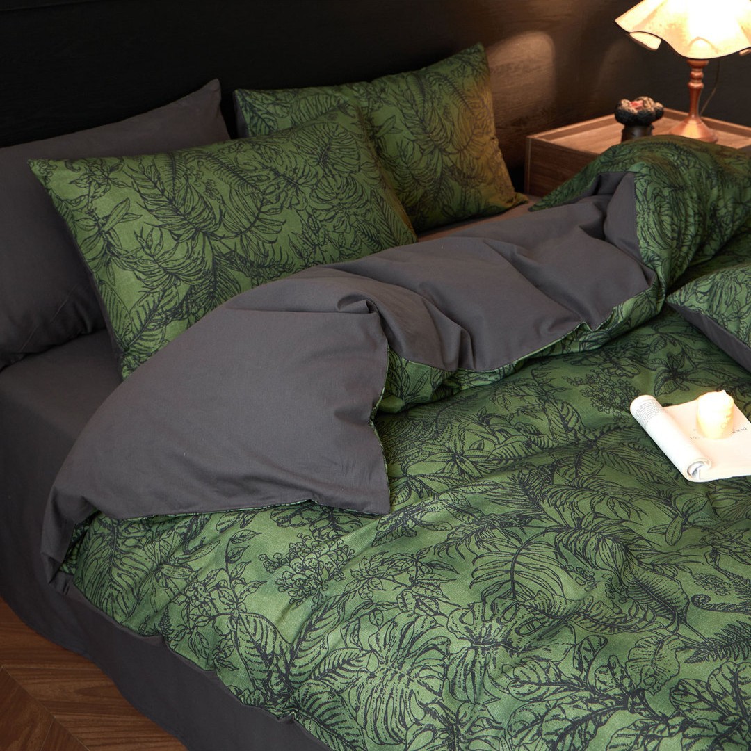 Juego de Ropa de Cama con Fund - Embroidery Quilt Cover reseña y precio