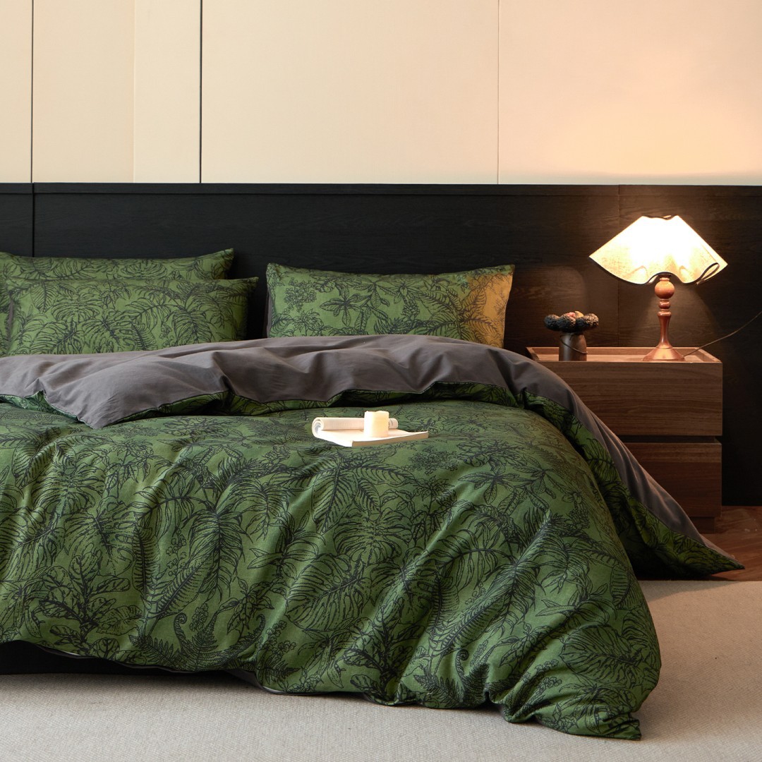 Juego de Ropa de Cama con Fund - Embroidery Quilt Cover reseña y precio
