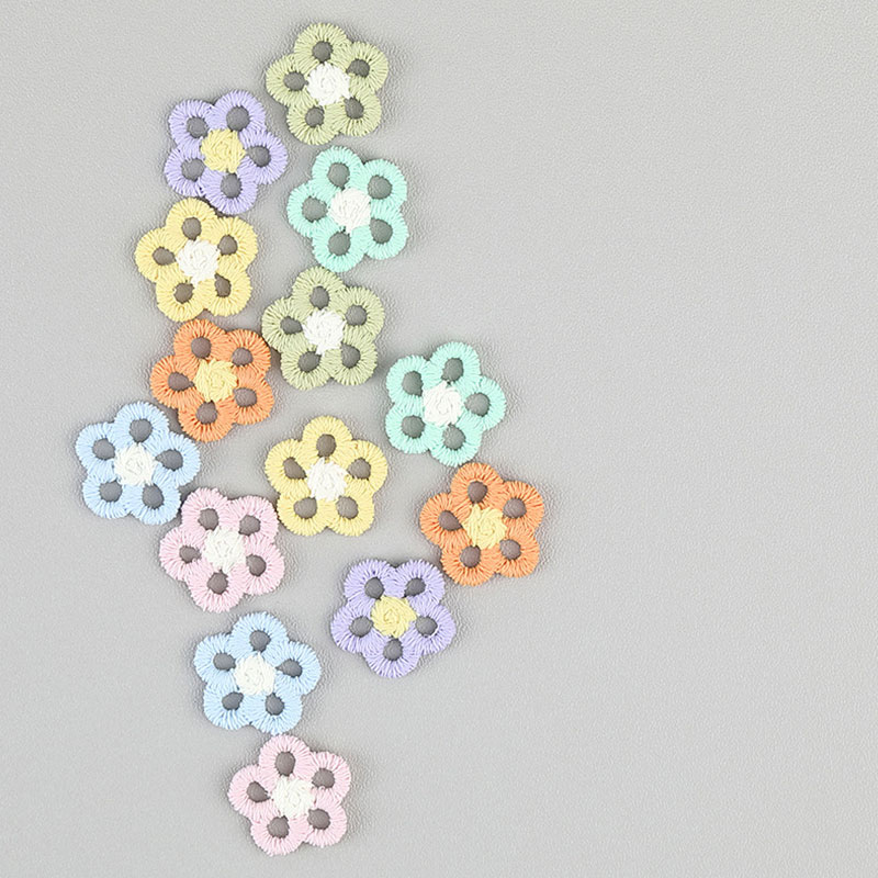 30 Parches Bordados de Flor de - Embroidery On Socks reseña y precio
