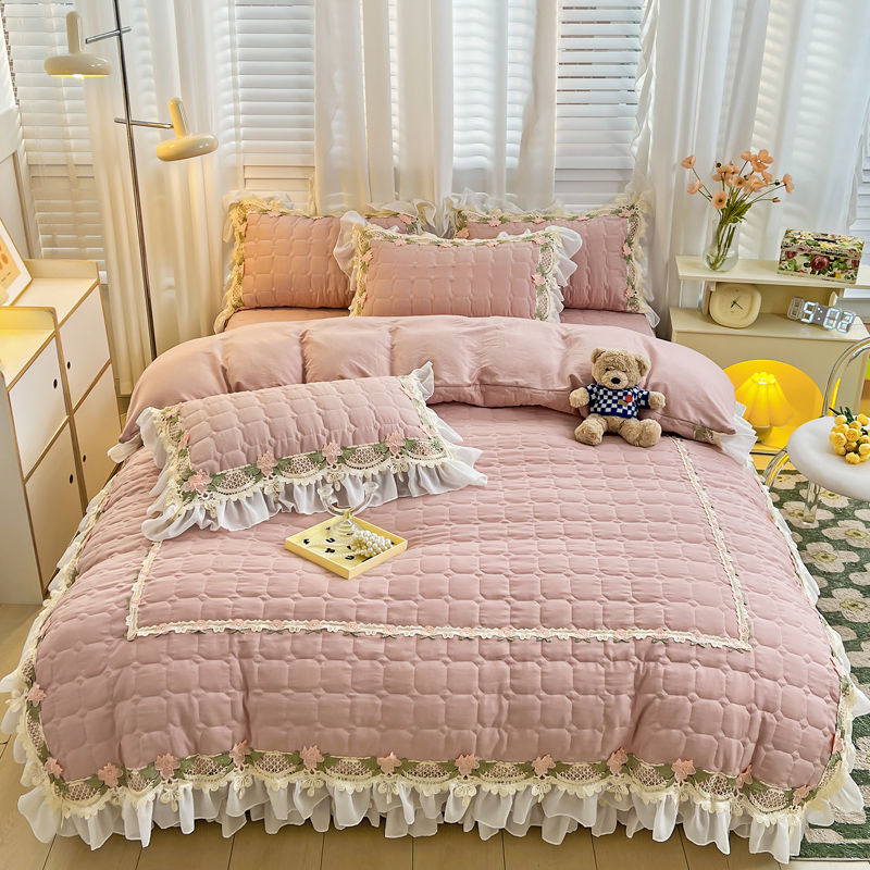 Juego de ropa de cama de estil - Embroidery Quilt Cover reseña y precio