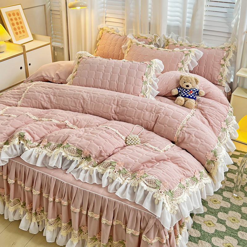 Juego de ropa de cama de estil - Embroidery Quilt Cover reseña y precio
