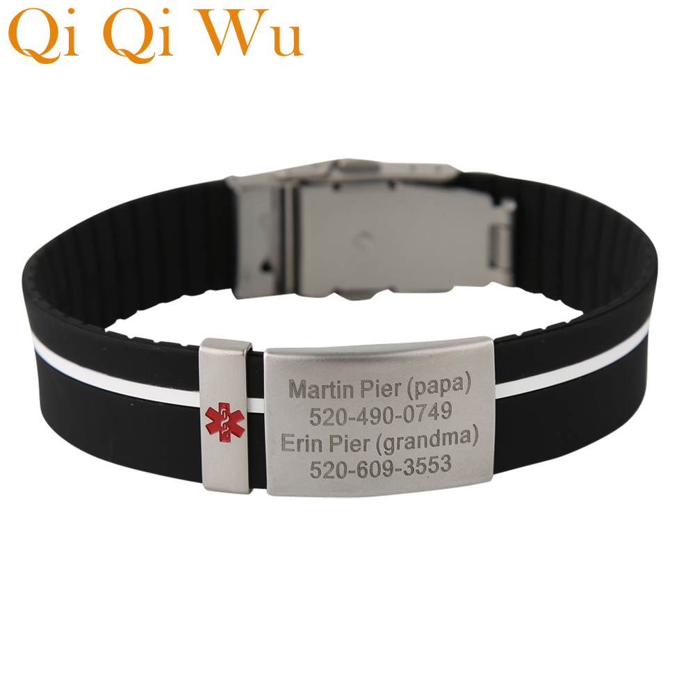 Pulsera Médica Grabada Persona - Embroidery Alphabet reseña y precio