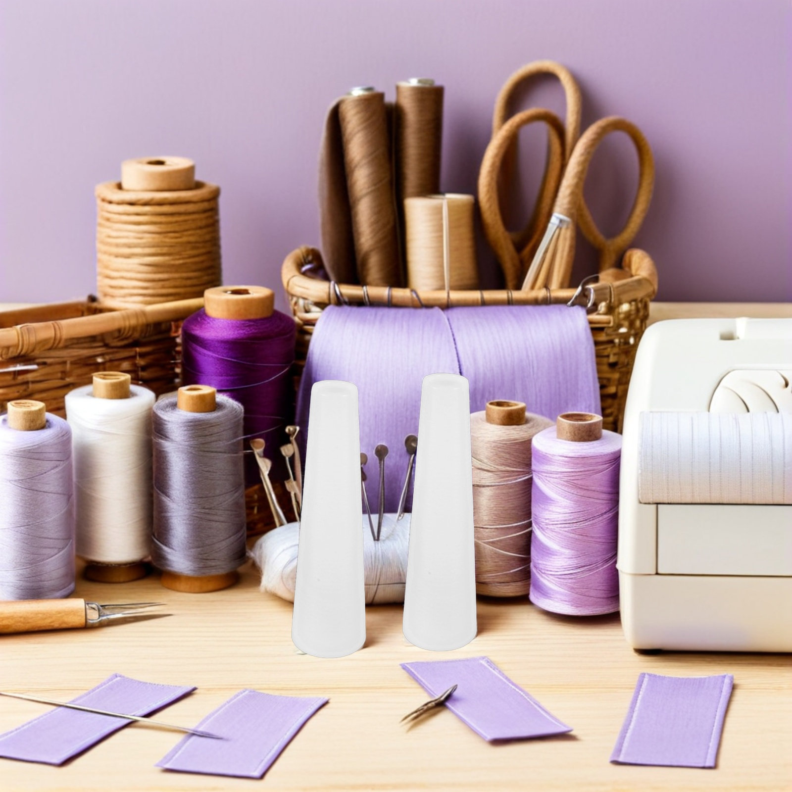 12 Tubos Cónicos de Polipropil - Embroidery Thread Yarn reseña y precio