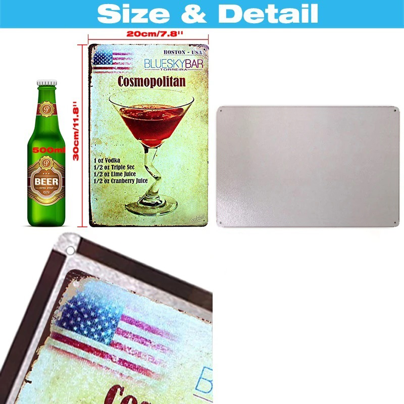 Póster de placa de Metal con v - Embroidery Workshop reseña y precio