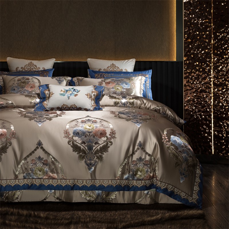 Juego de ropa de cama de 4/6/1 - Embroidery Quilt Cover reseña y precio