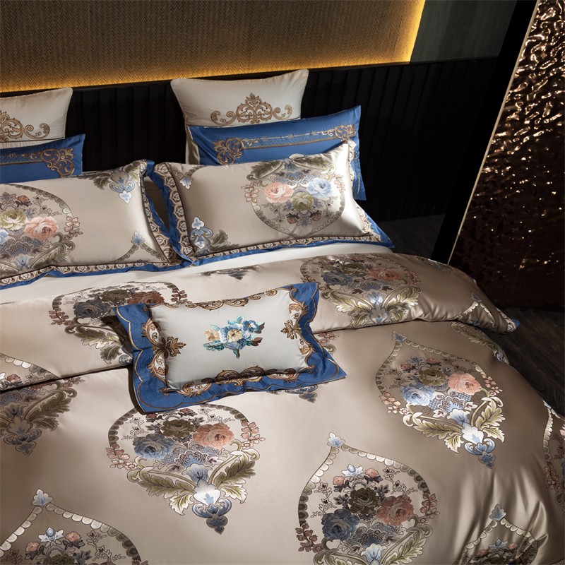 Juego de ropa de cama de 4/6/1 - Embroidery Quilt Cover reseña y precio